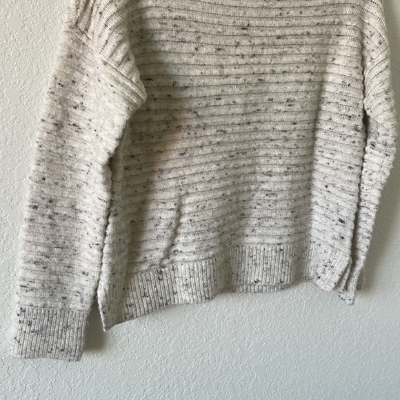 Madewell Marled Belmont Donegal Mock Neck Sweater Small - Picture 4 of 8